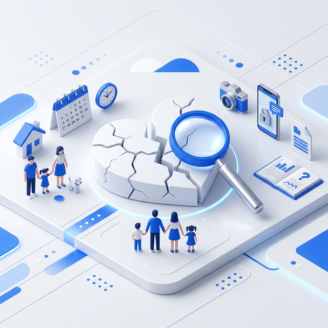 외도 조사 및 가정사 문제